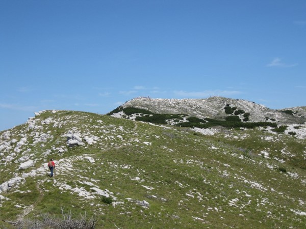 Dolazak na vrh Dinare od Glavaša